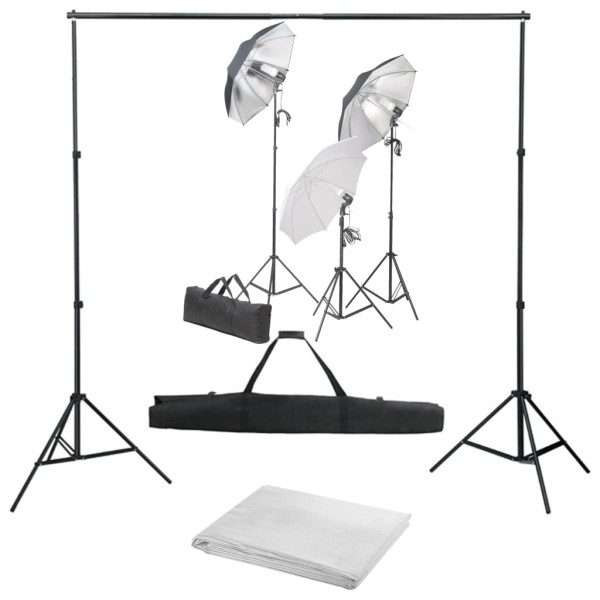 Photography kit with backrest