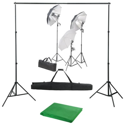 Photography kit with backrest