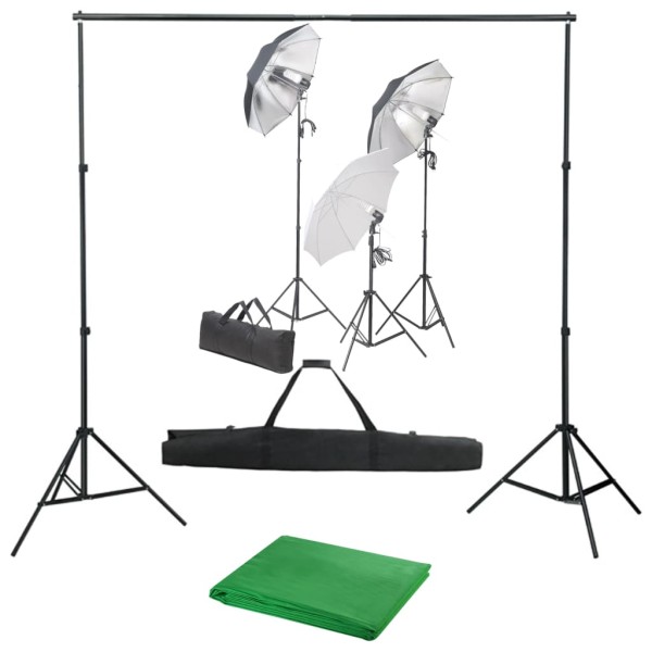 Photography kit with backrest