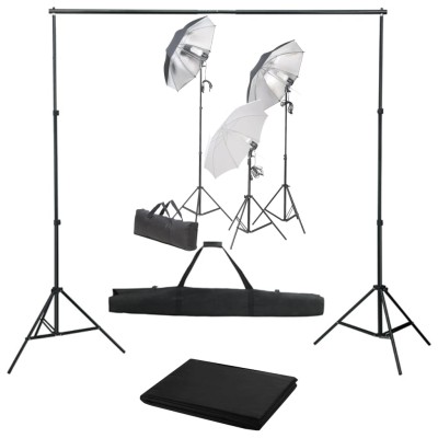 Photography kit with backrest