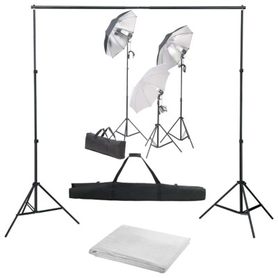 Photography kit with backrest