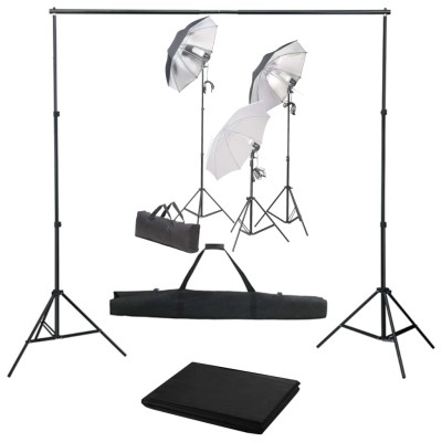 Photography kit with backrest