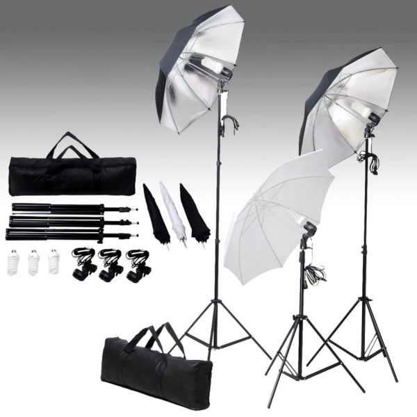 Photography kit with backrest