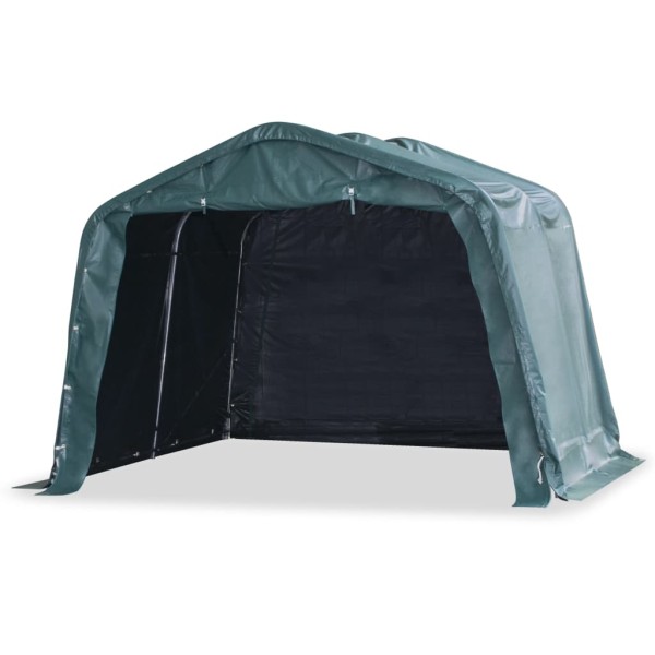 Remove animal tent, green, 3.3x3.2m, PVC, 550g / m ²