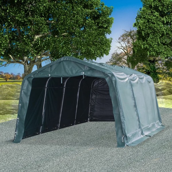 Remove animal tent, green, 3.3x6,4m, PVC, 550g / m ²