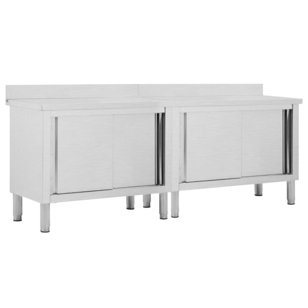 Doors, 2pcs, 240x50x (95- 97) cm, steel
