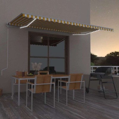 Markise with LED / wind...
