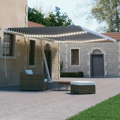 Markise with LED / wind...