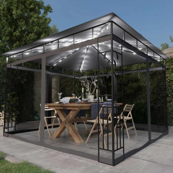 Anti-insect and light net LED, anthracite