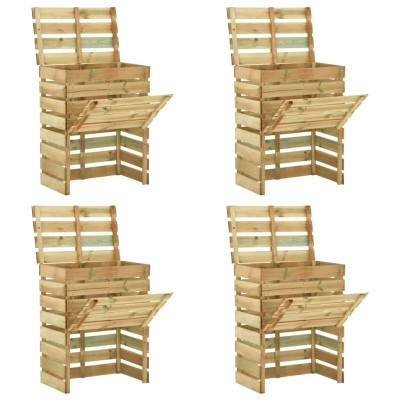 Garden Compost Boxes, 4pcs,...