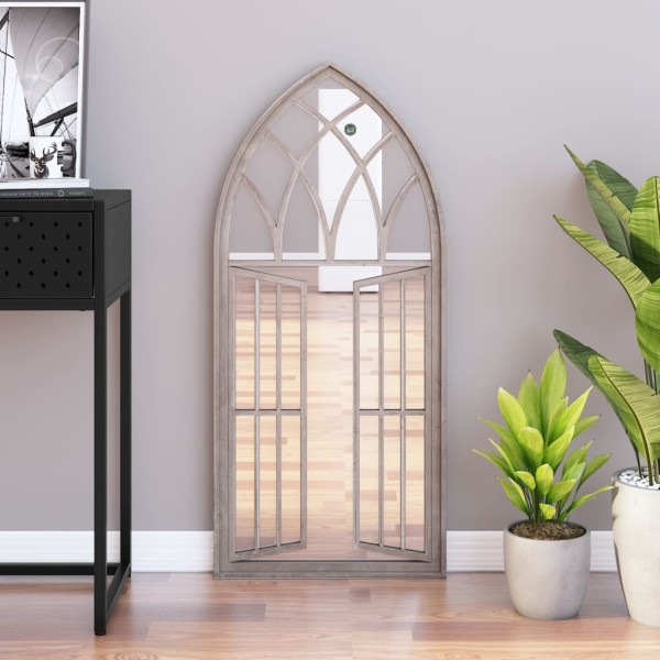 Mirror, sandy color, 100x45cm, iron, for internal use