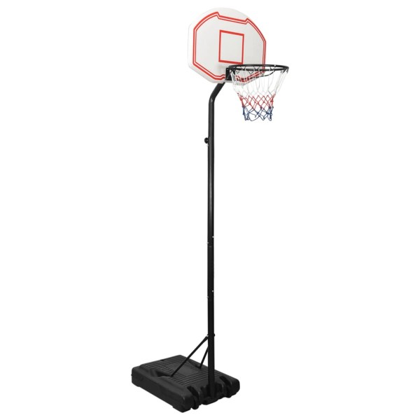 Basketball stand, white, 282- 352cm, polyethylene