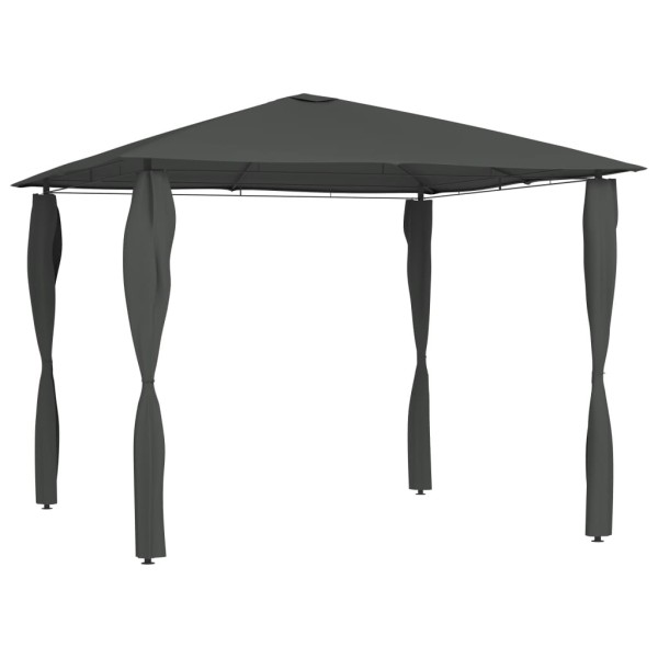 Marshal with column covers, anthracite, 3x3x2,6m, 160g / m ²