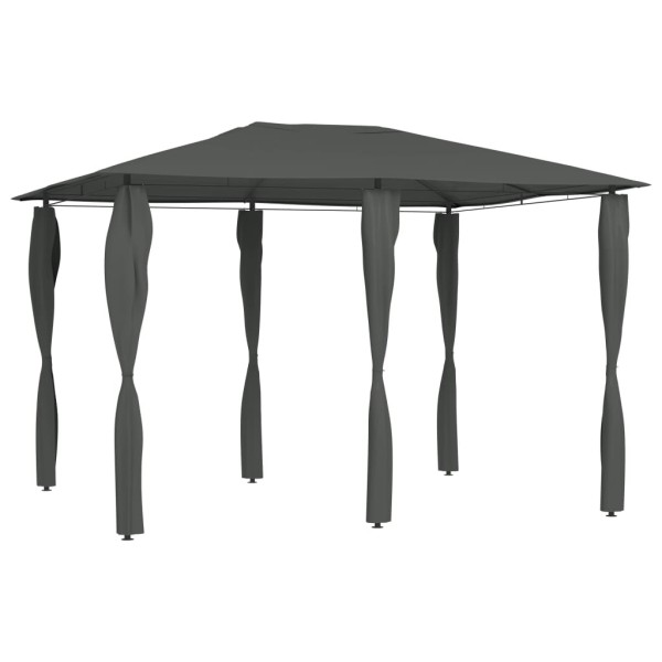 Marshal with column covers, anthracite, 3x4x2,6m, 160g / m ²