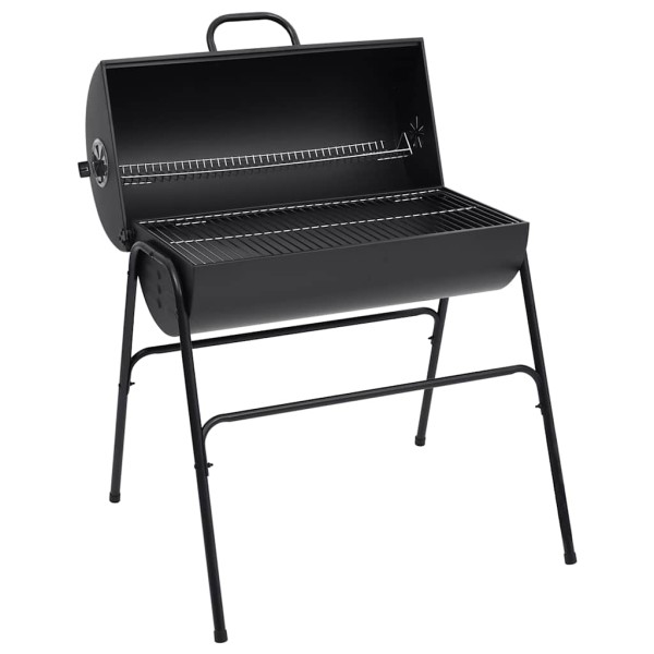 2 grate grill, black, 80x95x90cm, steel