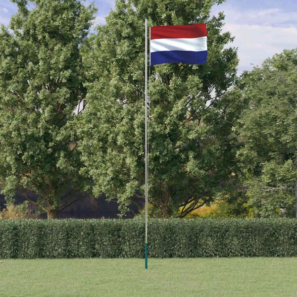 Nyderlandų vėliava su stiebu, aliuminis, 6,08m