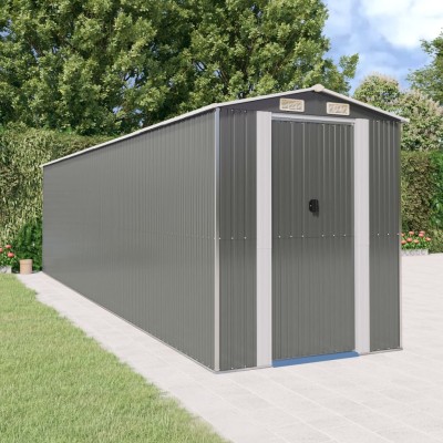 Garden shed, light grey,...