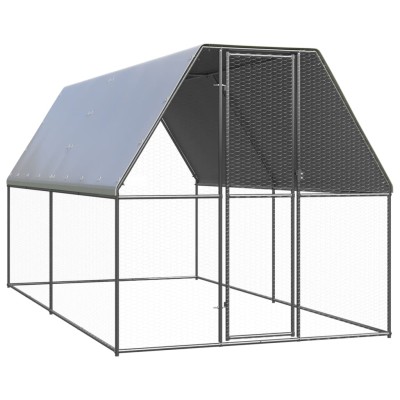 Outdoor cage for chickens,...