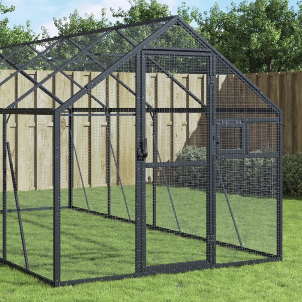 Bird, anthracite, 1,79x8x1,85m, aluminium