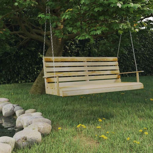 Round bench, 155x65x60cm, impregnated pine wood
