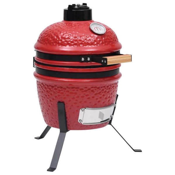 Ceramic Camade Smoker, 56 cm, red