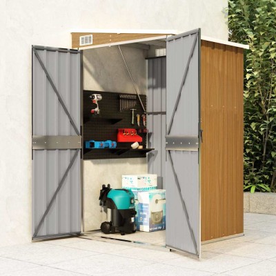 Garden shed, brown,...