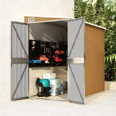 Garden shed, brown,...
