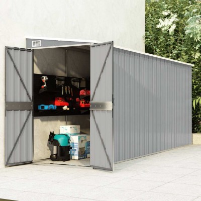 Garden shed, grey,...