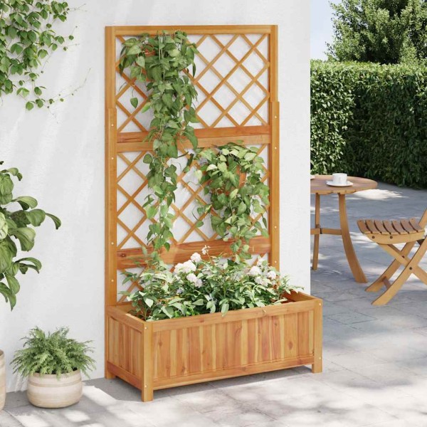 High cot with three, 85x38x150cm, acacia array