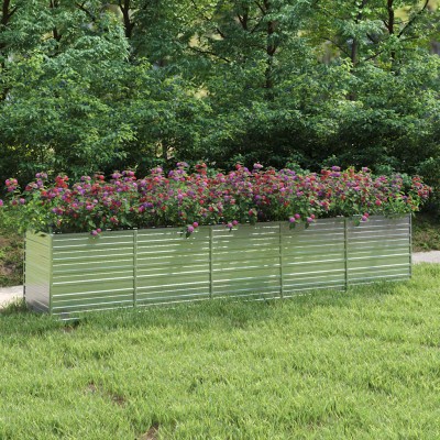 High garden bed, silver,...