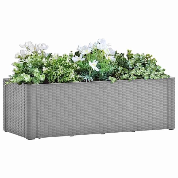 Bed with self watering system, grey, 100x43x33cm