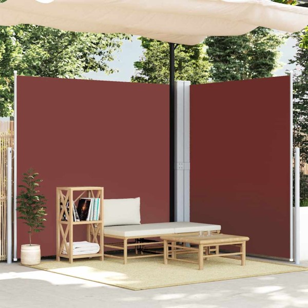 Pull out side partition, brown, 200x600cm