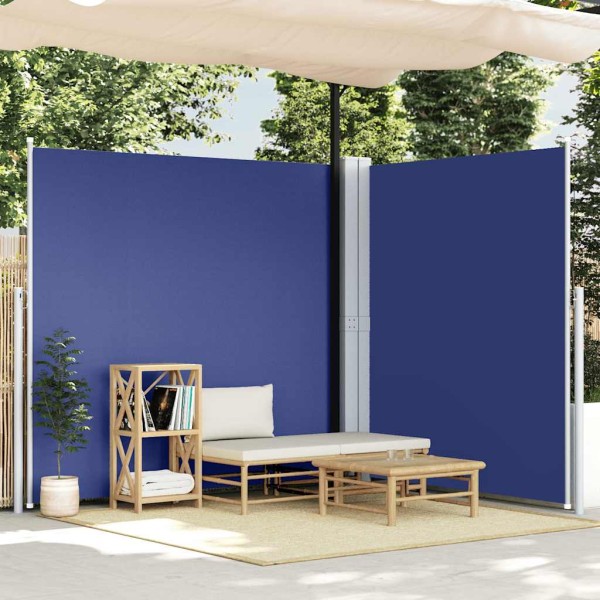 Pull out side partition, blue, 200x600cm