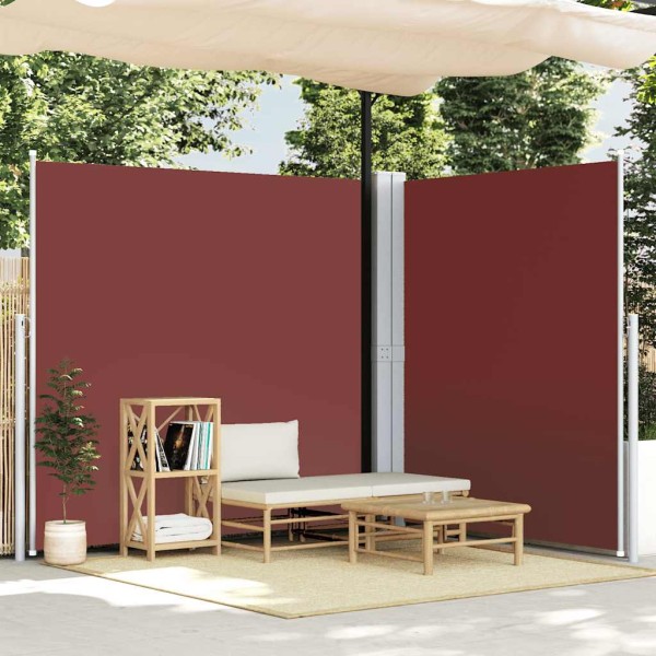 Pull out side partition, brown, 220x600cm