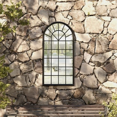 Garden mirror, black,...