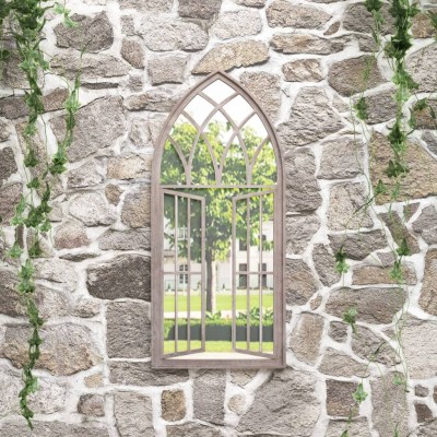 Garden mirror, sandy color,...