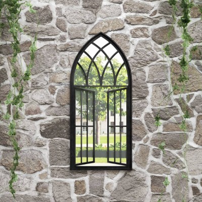 Garden mirror, black,...