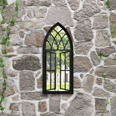 Garden mirror, black,...