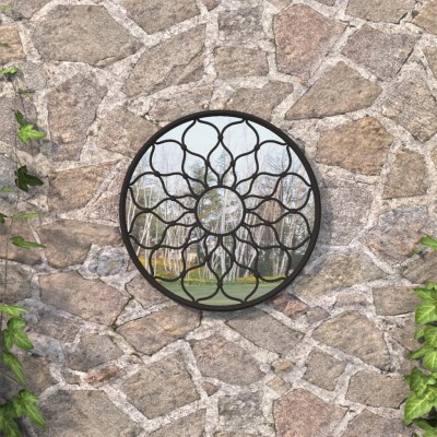 Garden mirror, black,...