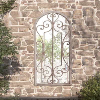 Garden mirror, sandy color,...