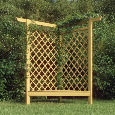 Corner with bench,...