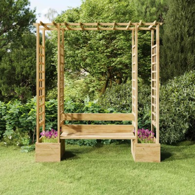 Garden pearl with bench and...