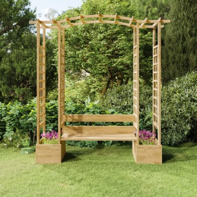 Garden pearl with bench and...