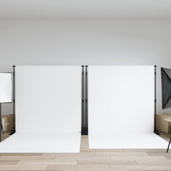 Background holders, 2pcs., black, 254x243cm, steel