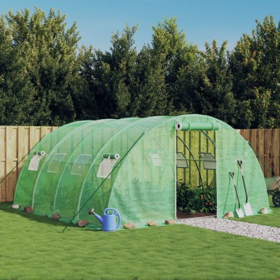 Greenhouse with steel...