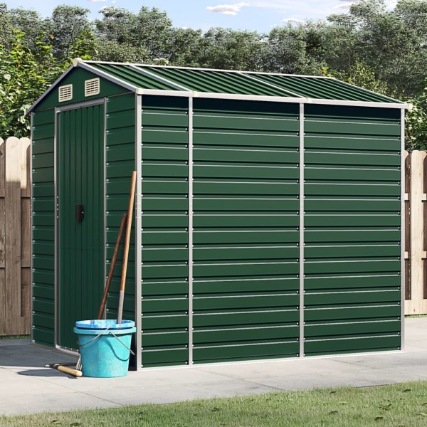 Garden case, green, 191x215x198 cm, galvanized steel
