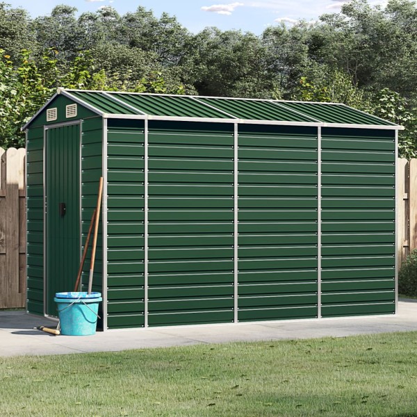 Garden case, green, 191x300x198 cm, galvanized steel