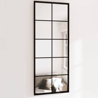 Wall mirrors, 2pcs., black,...