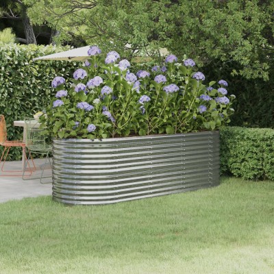 High garden bed, silver,...