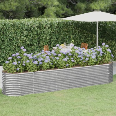 High garden bed, silver,...